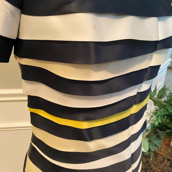 Gabriella Arango satin ribbon dress. Really unique - Picture 2 of 5